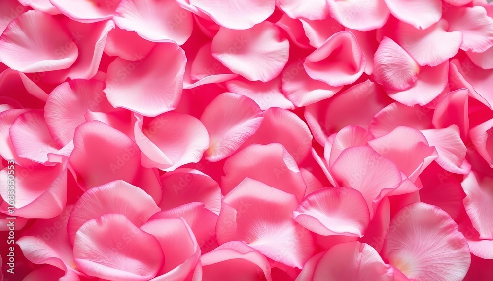 Fototapeta premium Soft, overlapping rose petals create a romantic backdrop, flower background, pretty