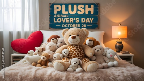 On Plush Animal Lover’s Day, snuggle up with your beloved stuffed animals, reliving childhood memories and celebrating the cozy joy of soft, huggable friends.