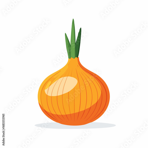 Cartoon Illustration Of An Onion