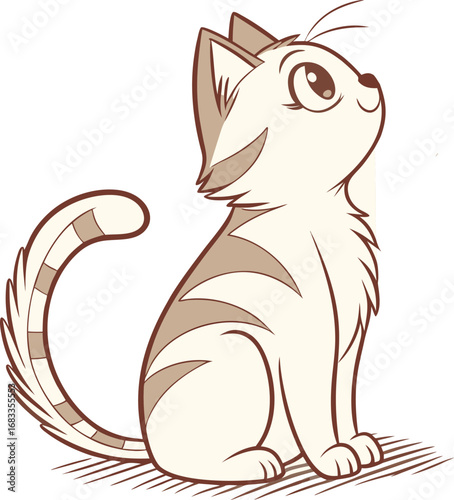 cute cat Art & Illustration