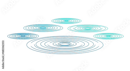 Dynamic water ripples create a serene, flowing visual effect perfect for calming backgrounds and aquatic themes.