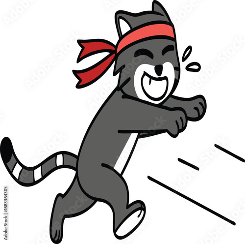 devil with a sword in the snow Art & Illustration