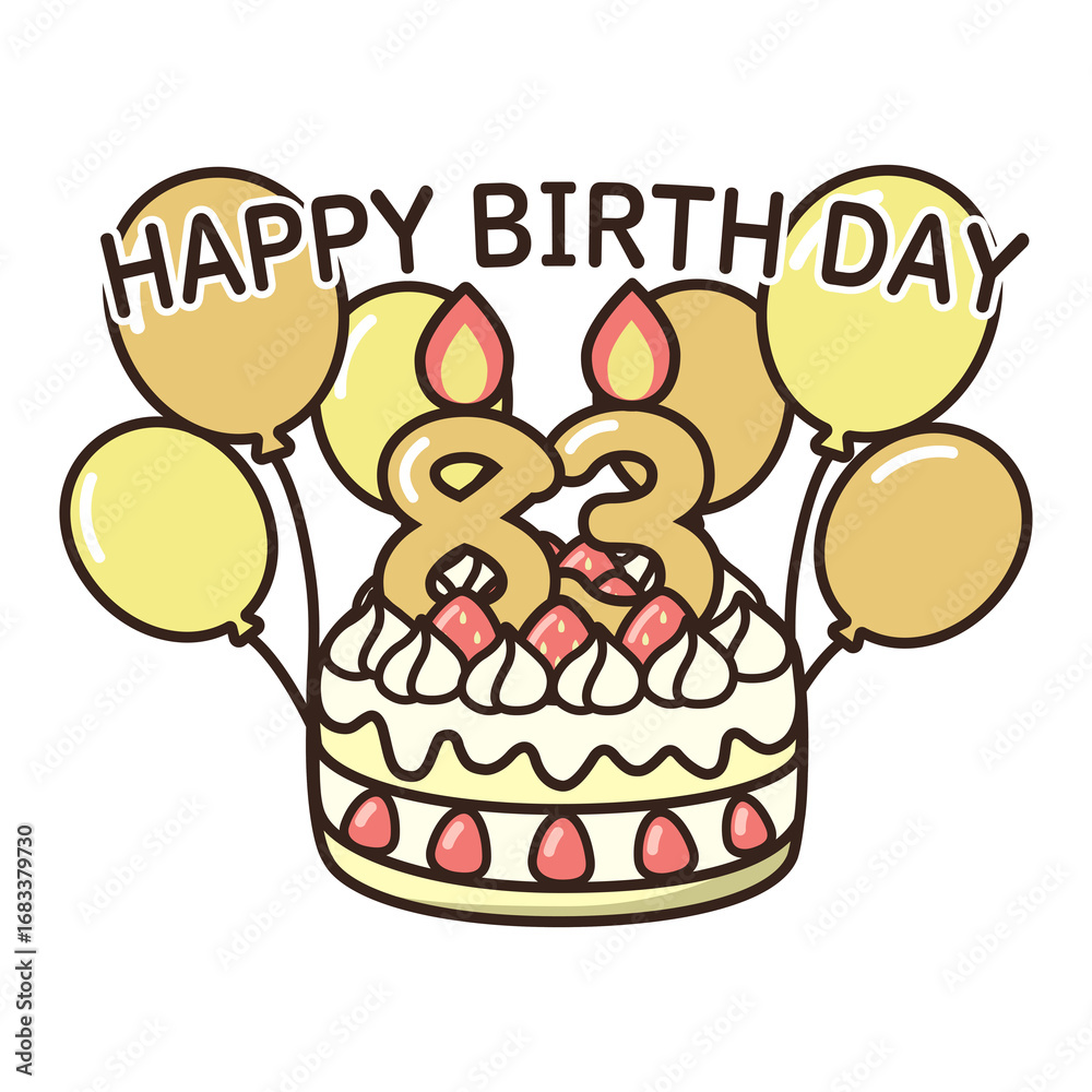 Obraz premium 誕生日ケーキ