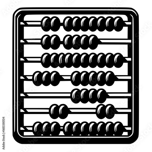 Abacus for children vector image