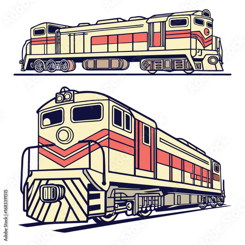 A unique design of a diesel train air filter, a detailed look at a crucial maintenance component. Ideal for technical diagrams or projects on engine health.