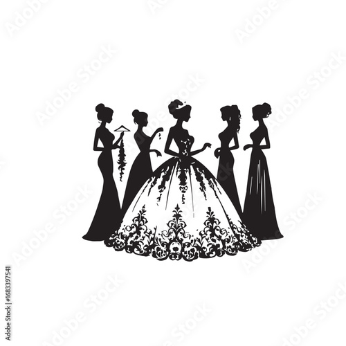 bridal dress silhouette,bridal dress silhouette guide,bridal dress details	