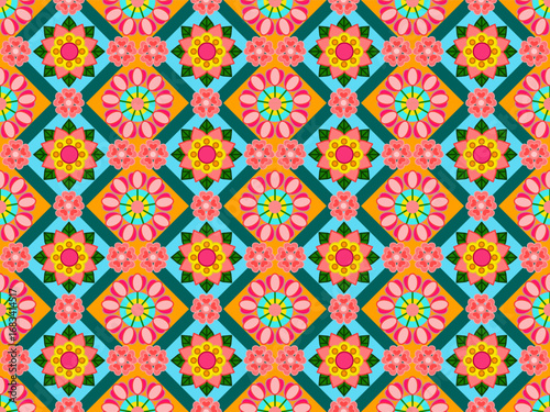 
Retro flowers seamless patterns collection for nursery textile prints, apparel, wallpaper, bedding, stationery, wrapping paper, digital paper, backgrounds. Spring theme. 