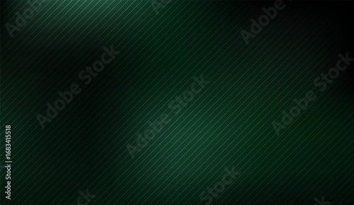 This compelling image features a dark gradient of green and black hues, enhanced by subtle diagonal lines that create a sleek and modern textured backdrop, ideal for diverse design projects