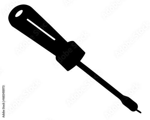 screwdriver  silhouette vector,screwdriver  icon illustration