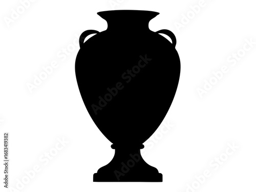 urn silhouette vector ,Vase icon vector