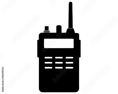 walkie talkie silhouette vector,walkie talkie icon