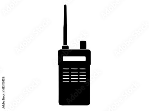 walkie talkie silhouette vector,walkie talkie icon