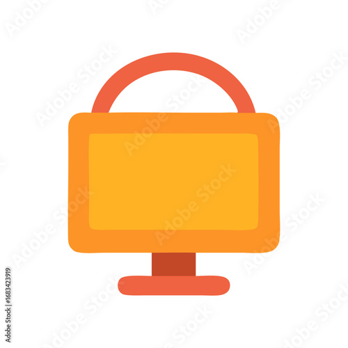 Computer Monitor Icon – Desktop Screen Technology