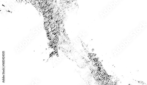 Abstract black and white texture showcases distressed lines, offering a striking contrast and a sense of depth, ideal for creating unique backgrounds and overlays for design projects