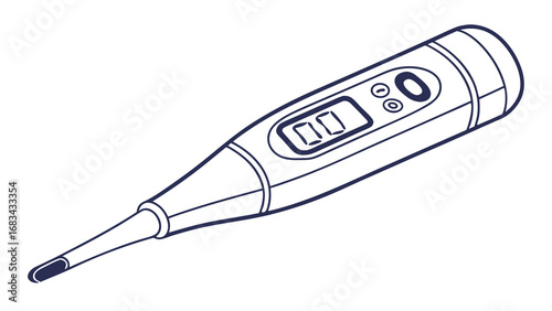 vector illustration of a pen