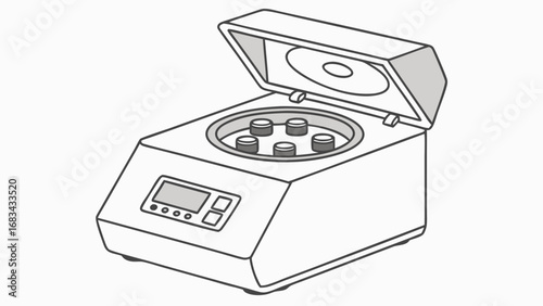 vector illustration of a money box