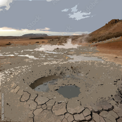 iceland volcanic landscape
