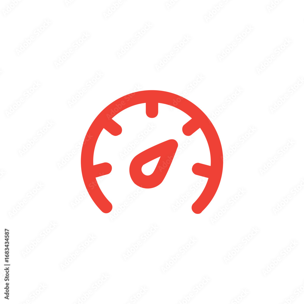 Obraz premium Speed Icon Set – High Speed, Speed Machine, Car Speed Meter, Digital Speedometer, Racing and Performance Vector Icons