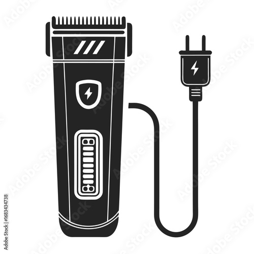 vector illustration of an electric shaver