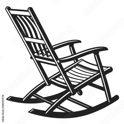 chair wooden silhouette 