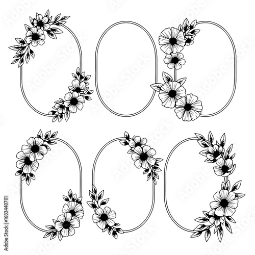 Timeless Botanical Crest Design for Wedding Couples