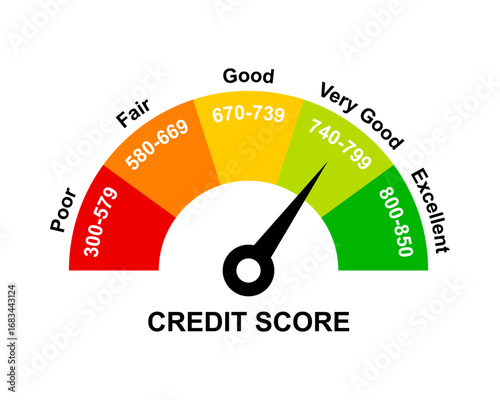 Very Good credit score ranges icon