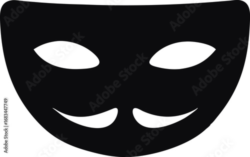 carnival mask vector illustration