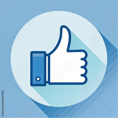 thumb up icon vector