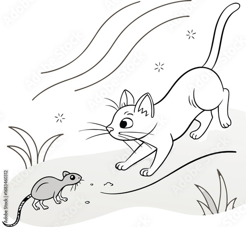 mouse with cheese