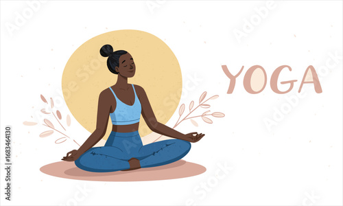 yoga woman silhouette