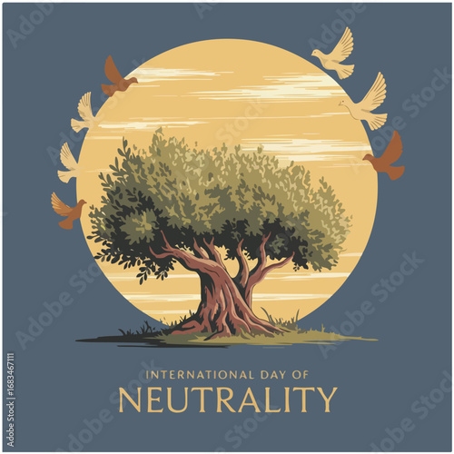 International Day of Neutrality Observation Poster