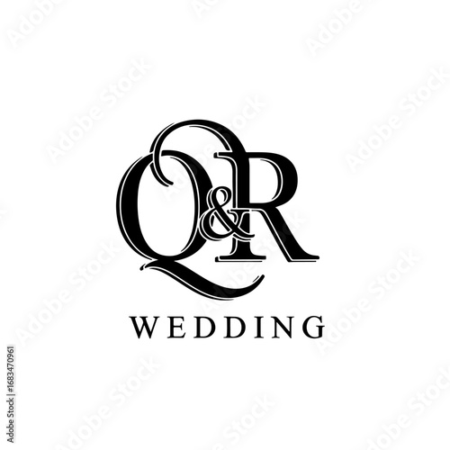 Minimalist QR Signature Monogram for Personal Brand Identity