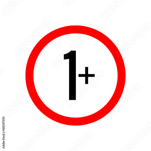 1+ icon