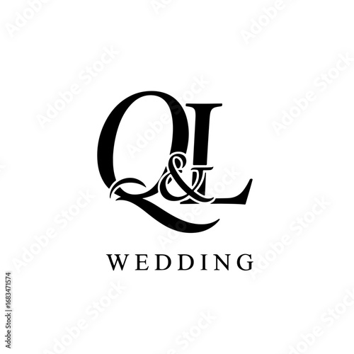 Clean QL Signature Logo with Minimalist and Elegant Typography