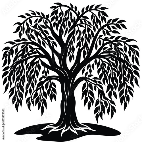 willow vector icon