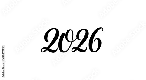 2026 in cursive