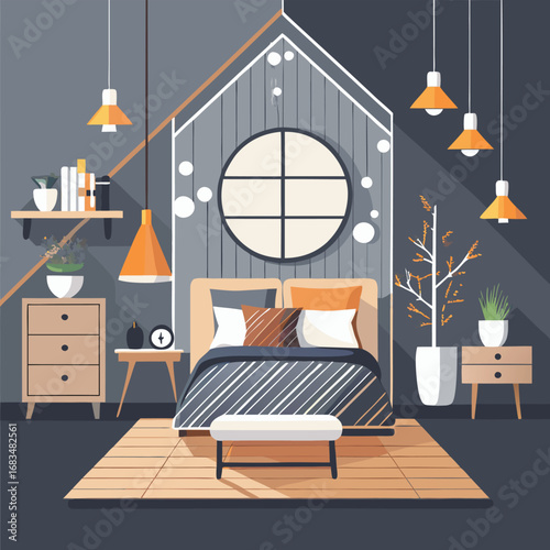 interior of a bedroom