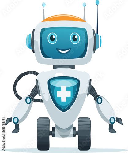 AI-powered medical assistant robot 