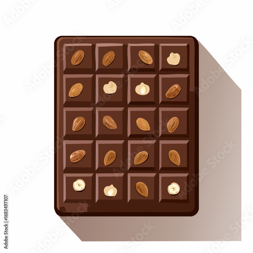 Dark Chocolate Bar with Almonds and Hazelnuts