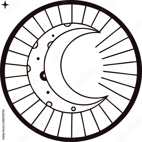 black and white spiral