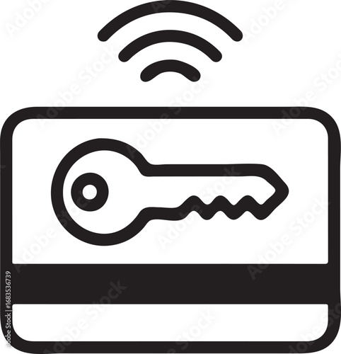 Smart Access Card Icon