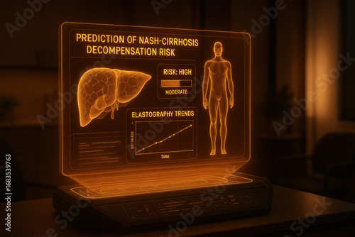 Nash-Cirrhosis Prediction on Hologram Interface - Illustration
