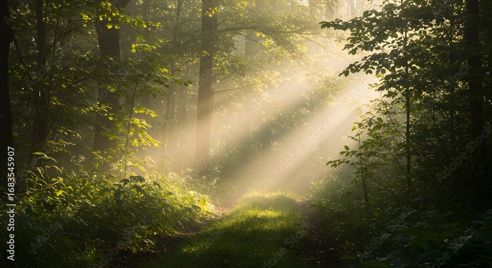 Obraz premium Morning Light Silhouettes
