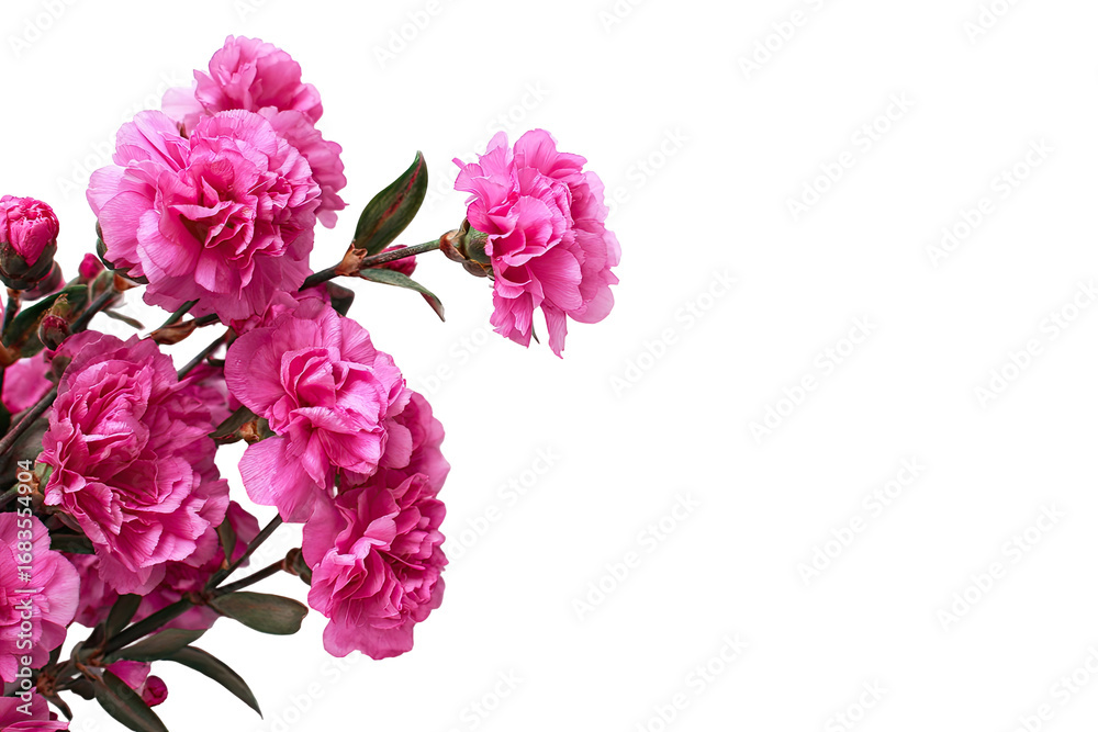 Fototapeta premium Close-up of vibrant pink flowers