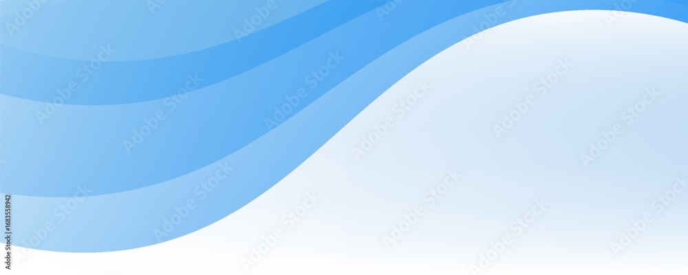 Fototapeta premium Abstract blue waves background, minimal waves design concept. modern trendy design,poster