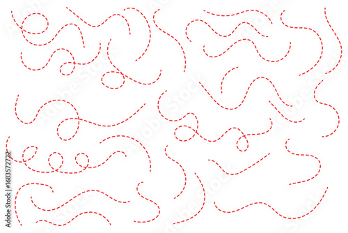 Path travel dotted line trip dashed trace destination track plan and silhouette, travelling symbol . Transport dot paths lines traces tourism design. Vector illustration. EPS 10