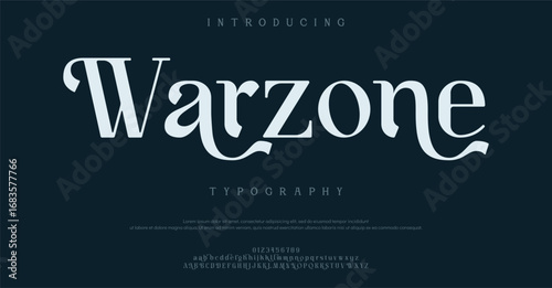 Modern minimal abstract alphabet fonts. Typography technology, electronic, movie, digital, music, future, logo creative font. vector illustration