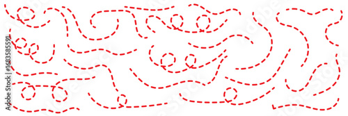 travel dotted line trip dashed trace destination track plan, path vector design.