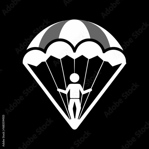 parachute with a parachute