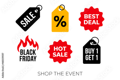 set of sale labels